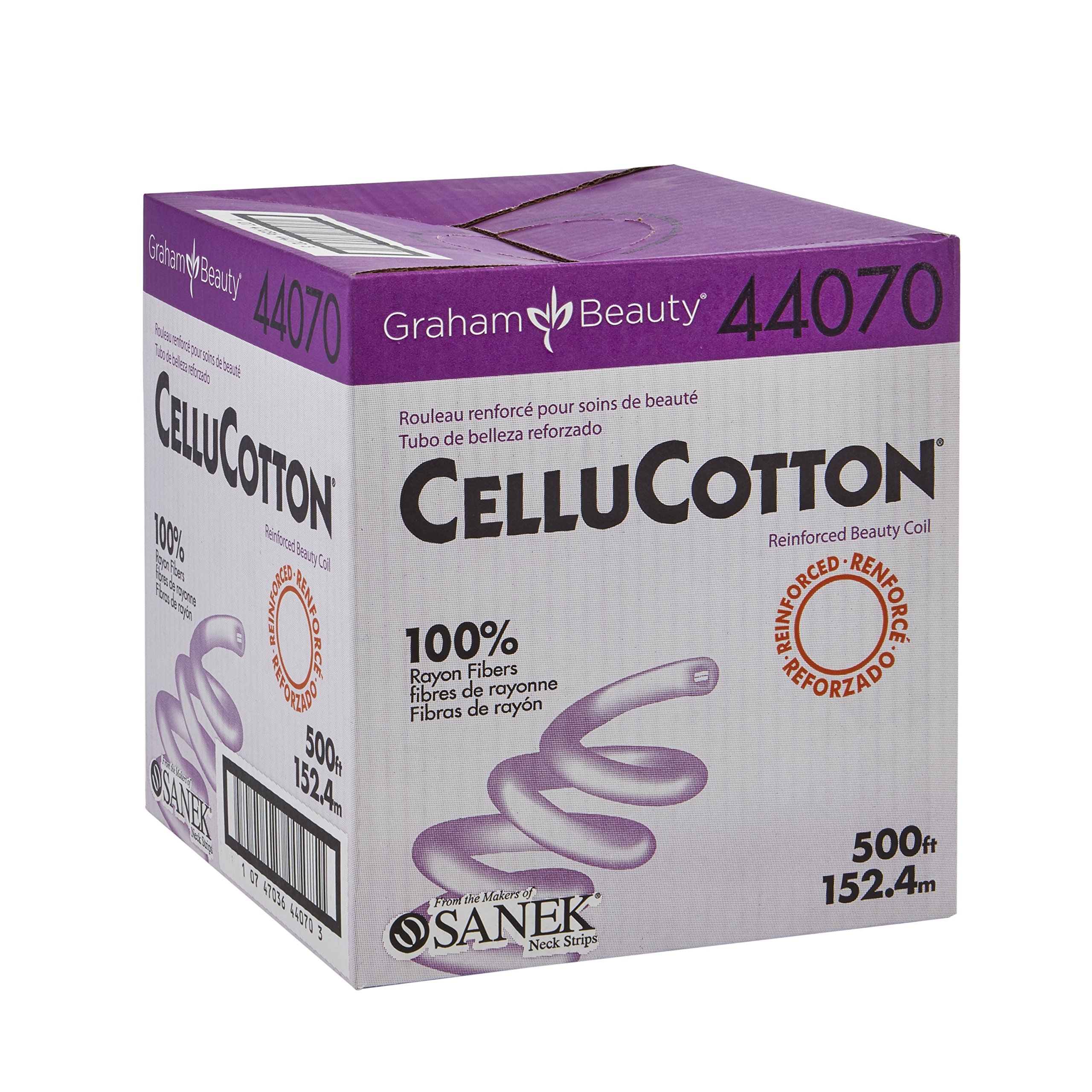 GrahamBeauty Cellucotton, 44070, Hair Care Coil, Rayon, White, Shape
