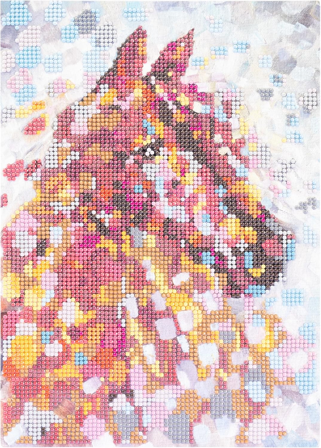 DIAMANTINY Level Up-Animals Paintings-Horse Horse Diamond Painting, A4, 96341