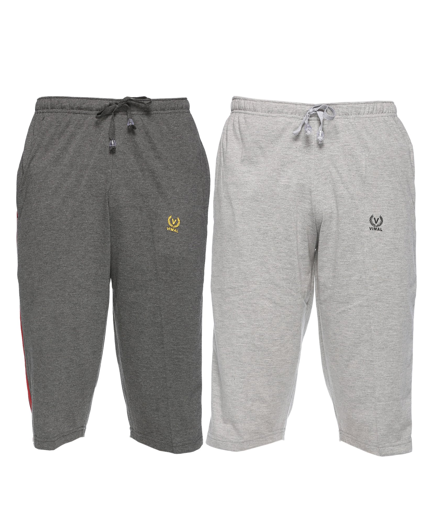 Regular Fit Men Capris(Pack of 2-MACK632978)-image-44