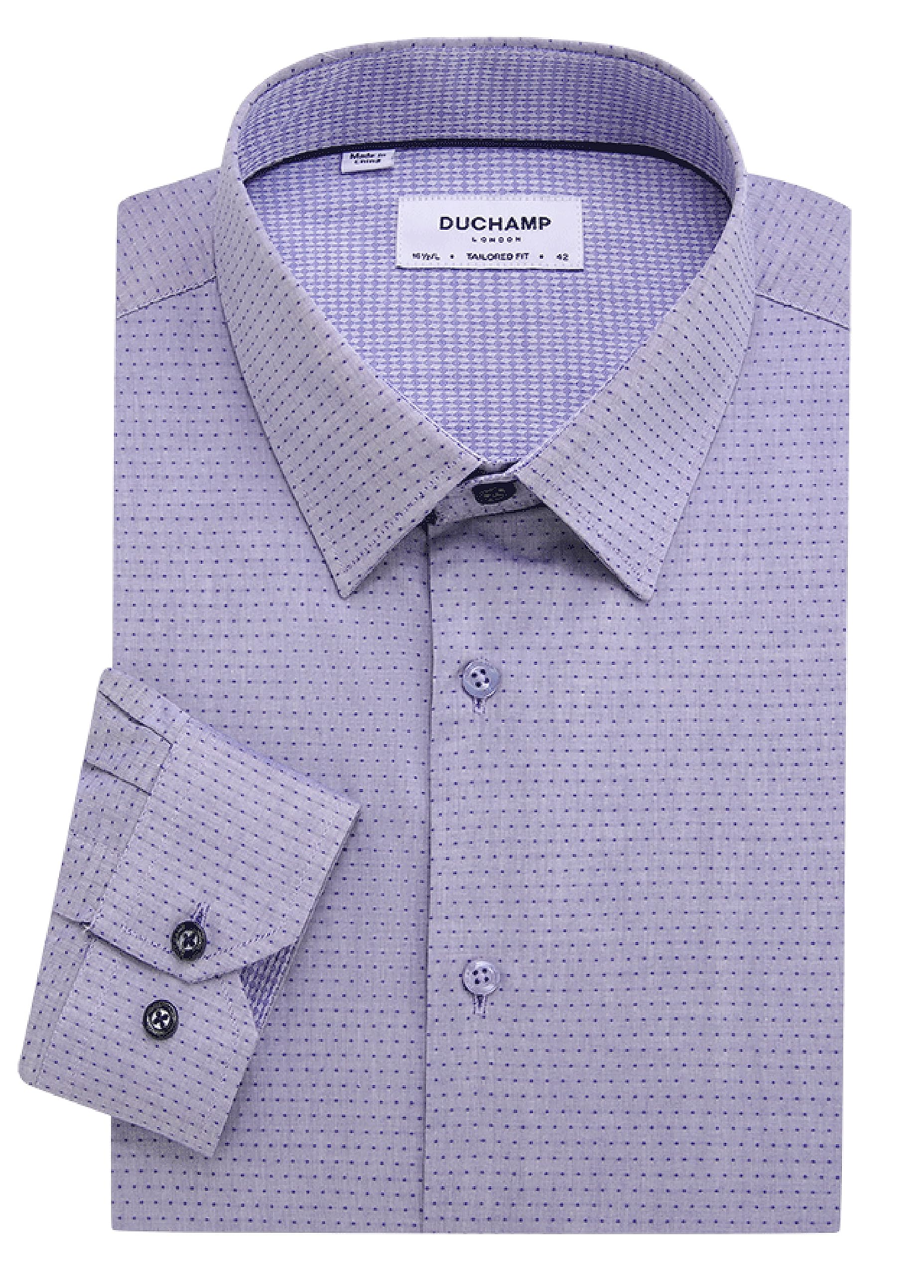 Duchamp London Fancy Dot Dress Shirt