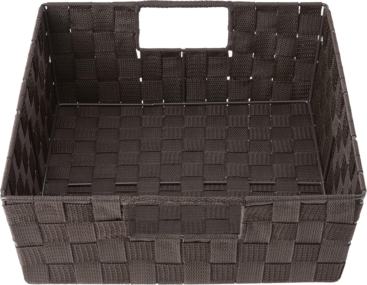 whitmor woven strap storage baskets