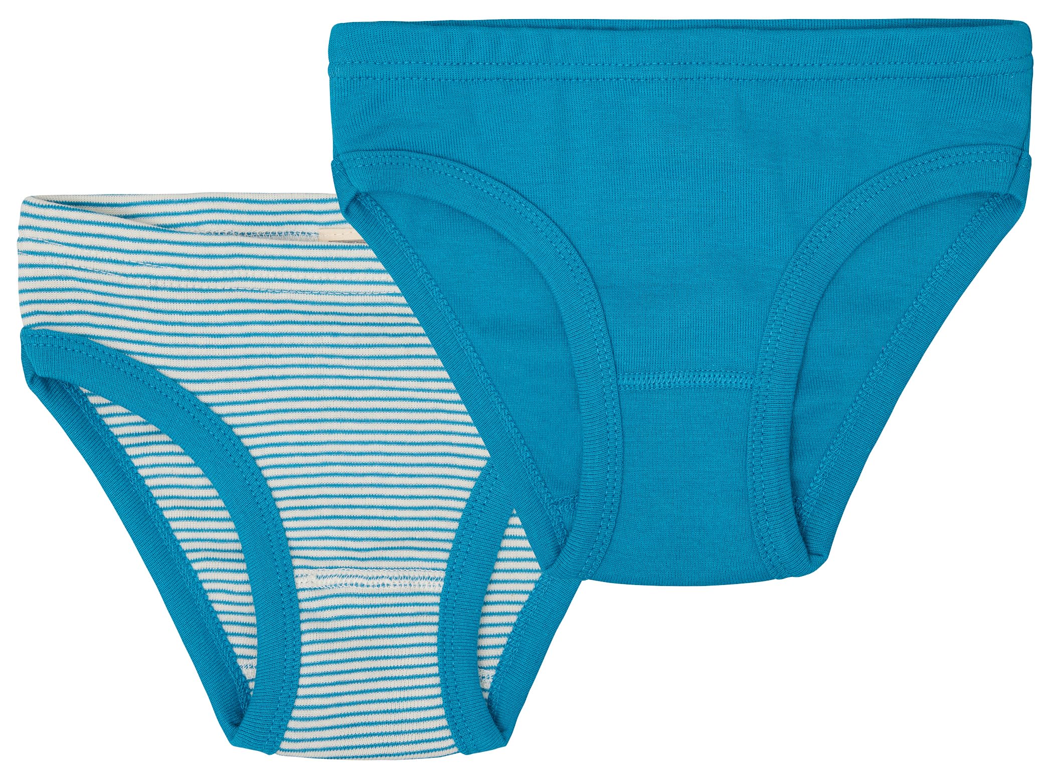 Loud + Proud Mädchen Doppelpack, Feinripp, Bio Baumwolle und GOTS Zertifiziert Slip