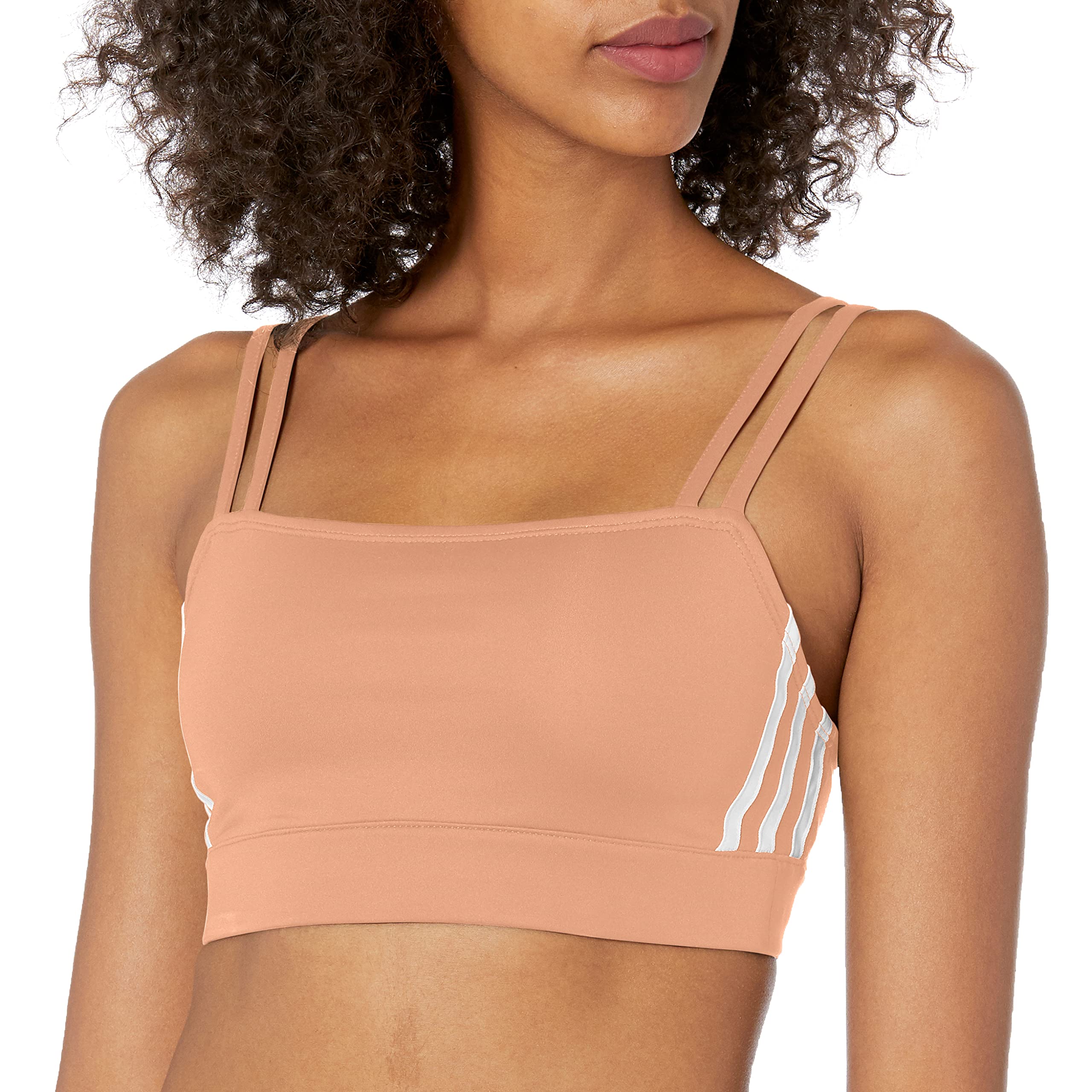 adidas Originals Women's Bra Top, Ambient Blush, X-Large