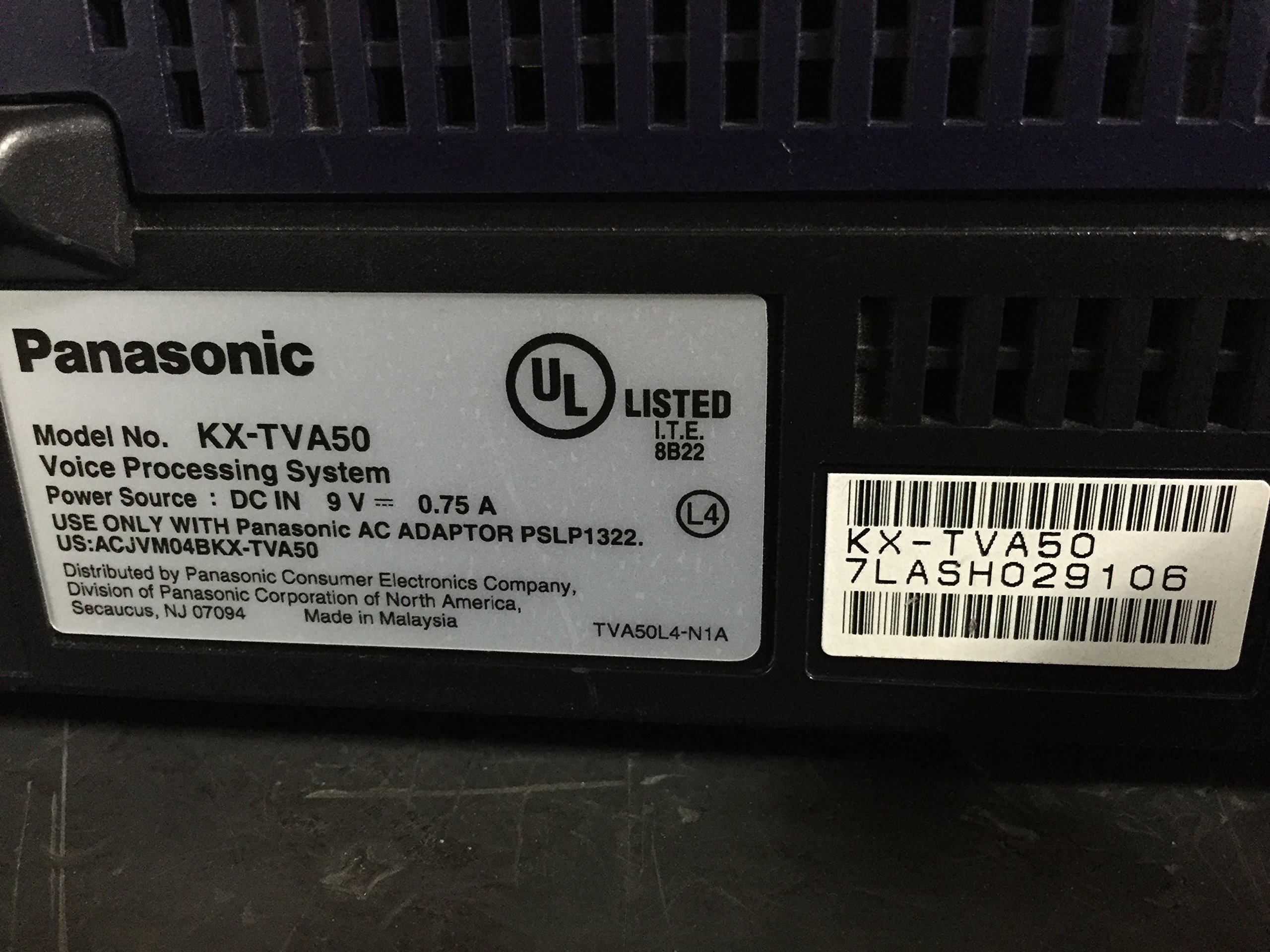 Amazon.com: Panasonic KX-TVA50 Voice Processing System Control