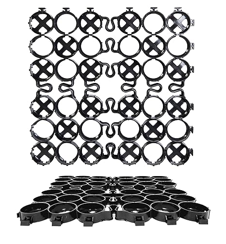 TRUEGRID | PRO LITE Permeable Pavers Designed as Driveway Pavers, Grass Shed Base, Patio RV Pad, Gravel, DIY Outdoor 120,000 lb Load Class Pack of 18 (72 Square Feet)