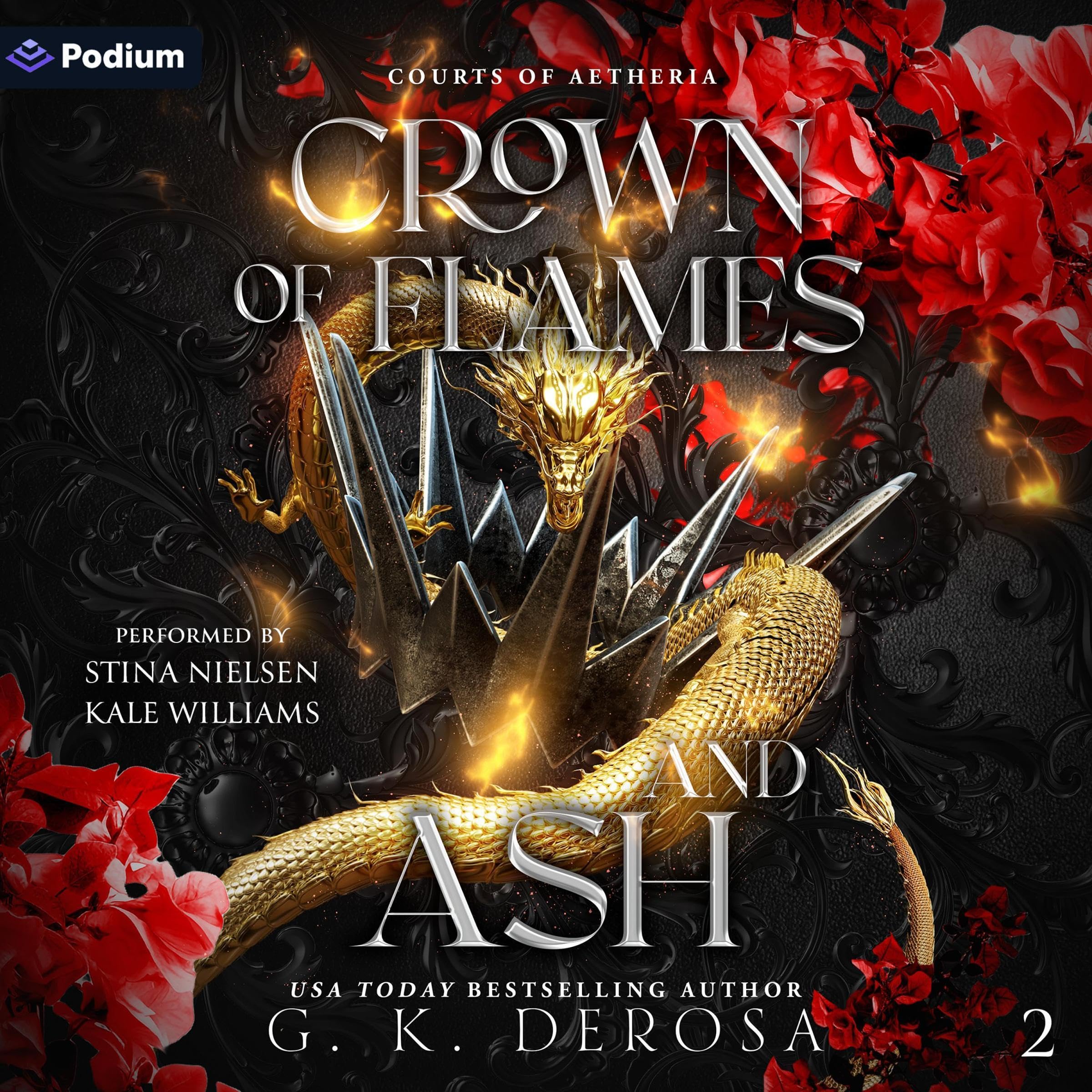 Cover art for Crown of Flames and Ash
