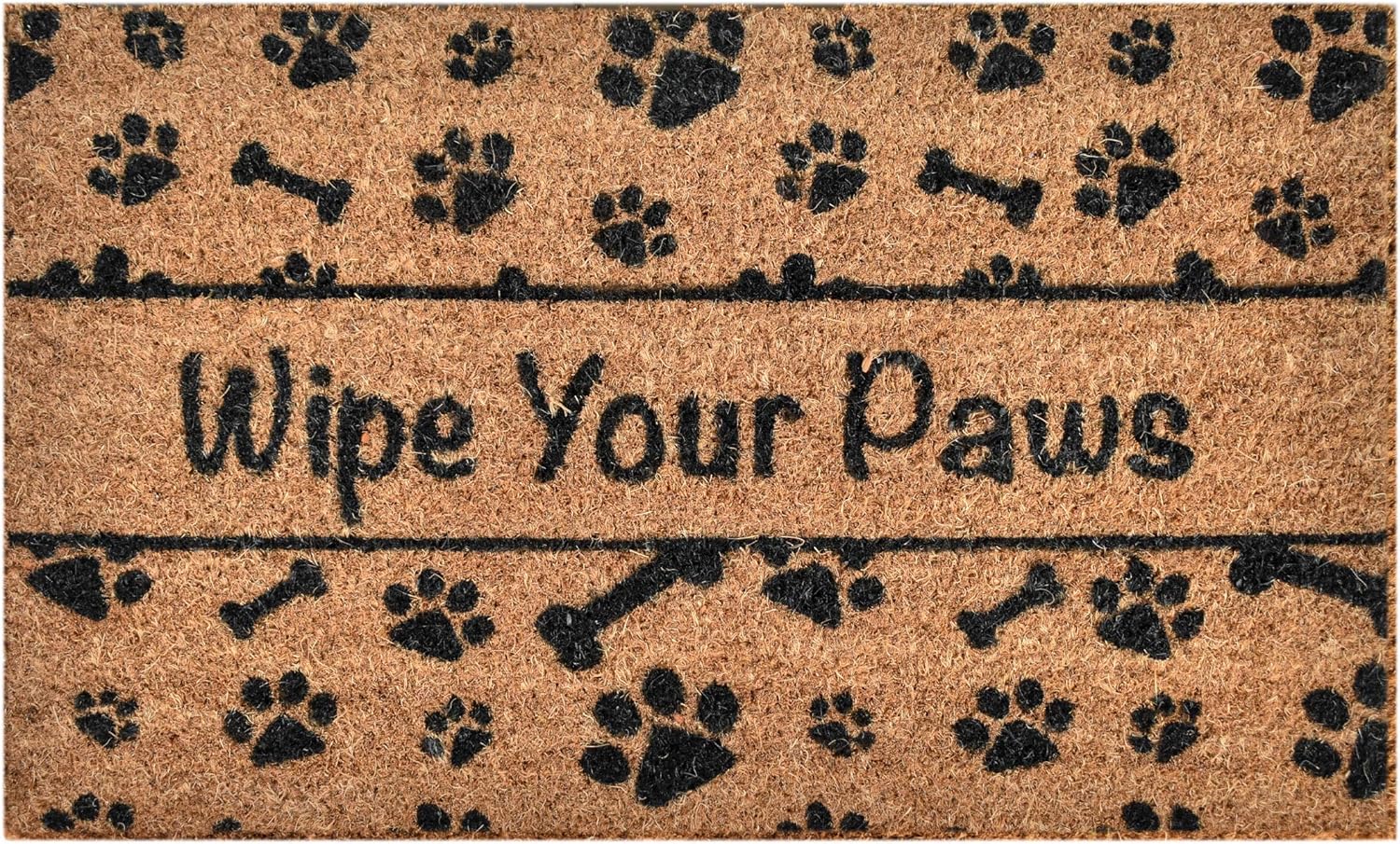 NINAMAR Woven Door Mat All Natural Coir Extra Thick 90 x 60 cm