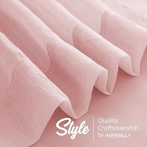 Miniatura 6 de Cortinas opacas con superposición transparente, cortinas térmicas para oscurecer la habitación, cortinas térmicas de doble capa para sala de estar