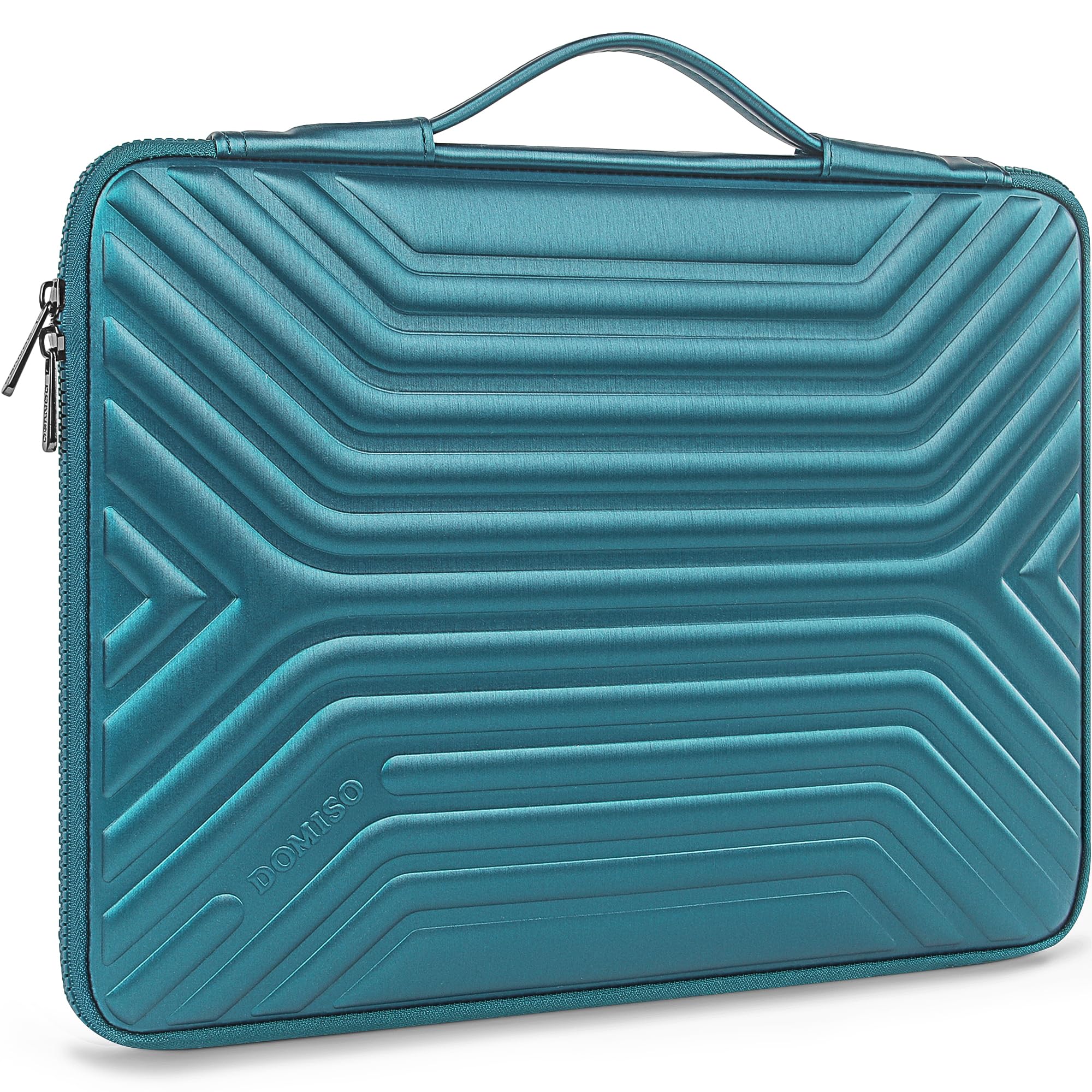 DOMISO 17 Inch Shockproof Waterproof Laptop Sleeve with Handle Lightweight Soft EVA Tablet Protective Case Bag for 17-17.3" Notebook/Dell/Lenovo/Acer/HP/MSI, Teal