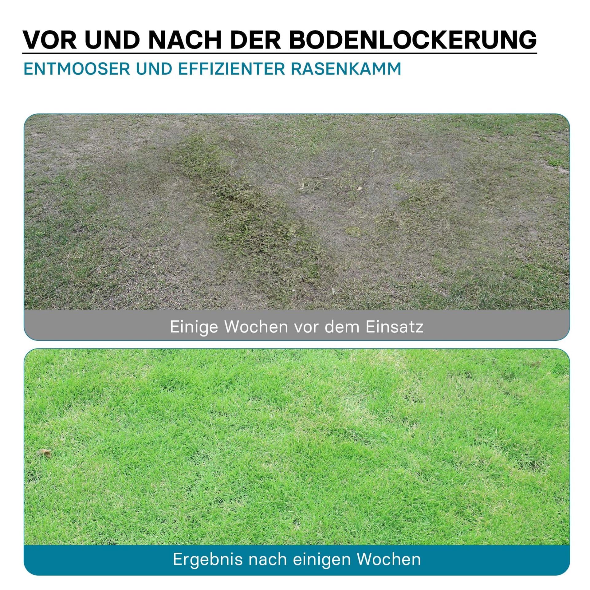 Vertikutierer für Aufsitzmäher 100 cm, Rasenlüfter für Rasentraktor & ATV, Anhänger Vertikutierer, Moosentferner Rasen, Verstellbare Arbeitshöhe, Garten Rasenpflege Gerät Robust Langlebig