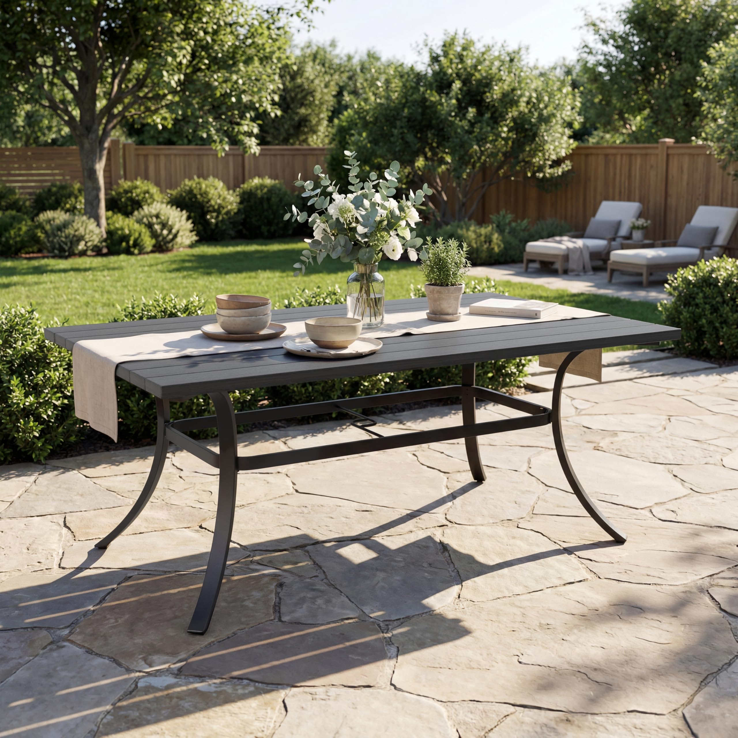 Amazon.com : Grand patio Outdoor 66-Inch Rectangle Dining Table