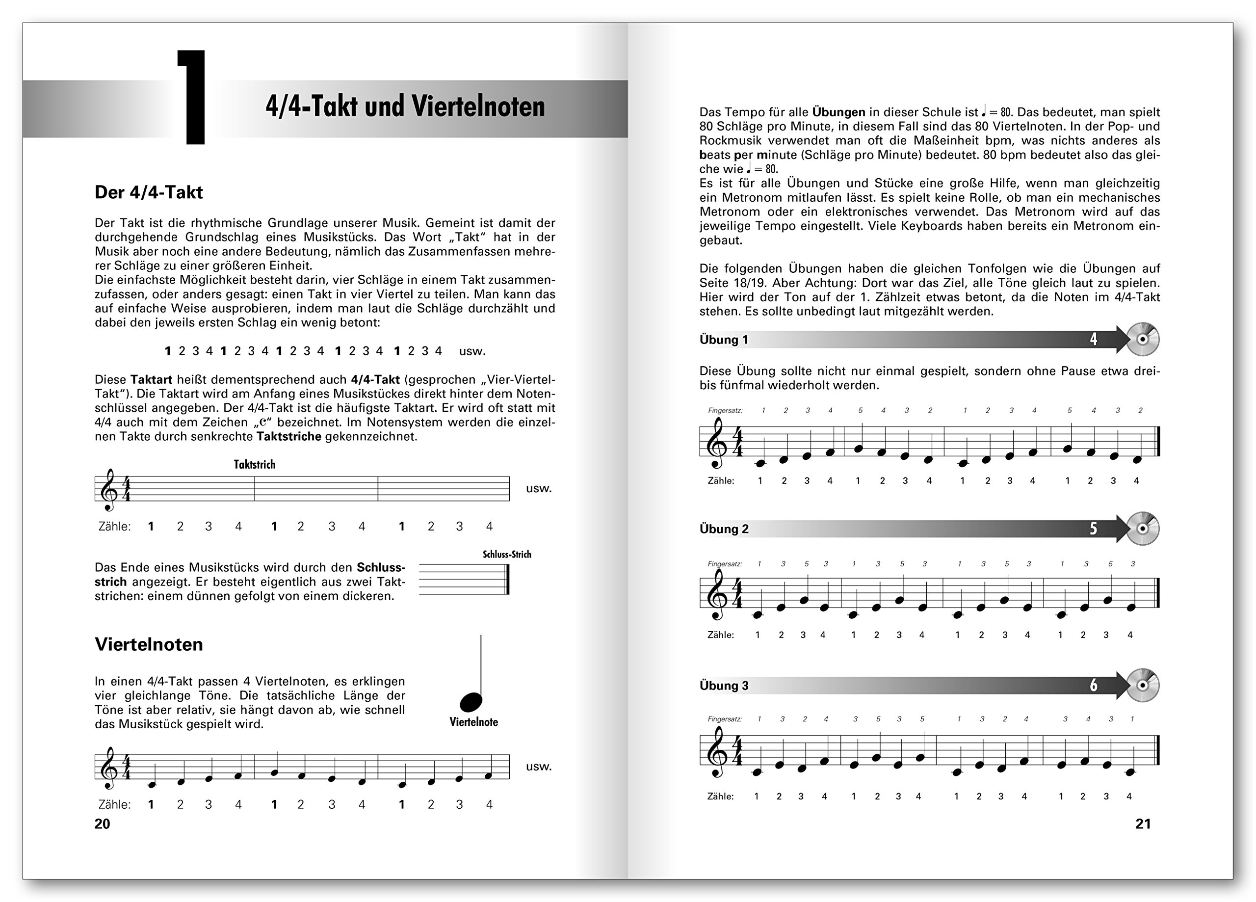 RockJam 61 Tastatur Klaviersatz 61 Schlüssel-Digital-Piano Keyboardbank Keyboardständer & Keyboard-Starter. Mehrbändiger Keyboardkurs für den Selbstunterricht und für den Einsatz in Musikschulen