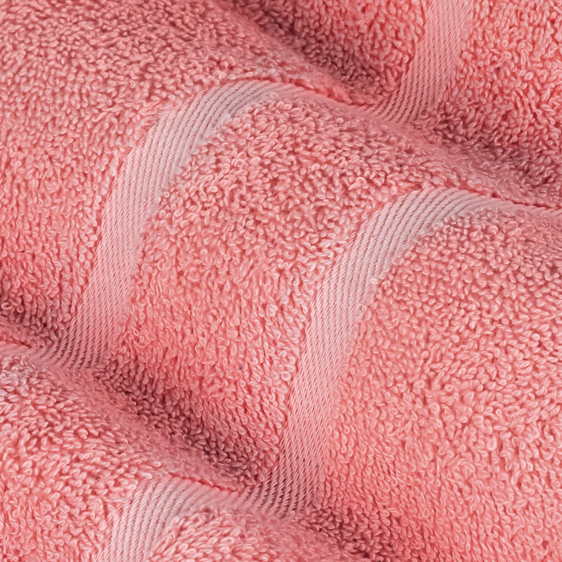 8 Stück Premium Frottee Duschtücher 70x140 cm in lachs von StickandShine in 500g/m² aus 100% Baumwolle