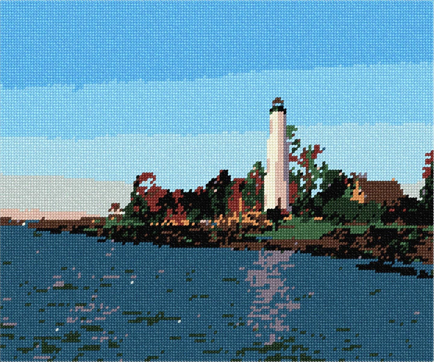 Pepita Needlepoint kit: Lighthouse On The Sea, 12