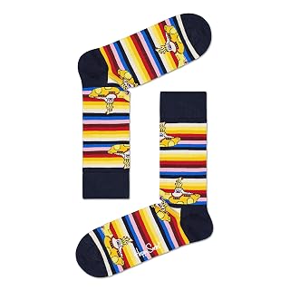 Happy Socks Beatles Sock Femme — B085KLX1RS - Les Beatles, Paul McCartney, John Lennon, RIngo Starr, George Harrison