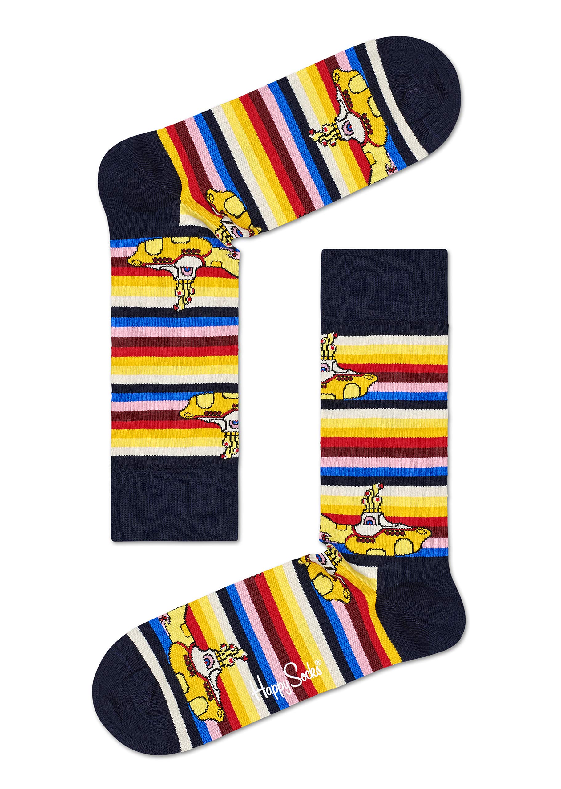 Happy Socks Women's Beatles Sock, Multi, 3-7 (36-40)