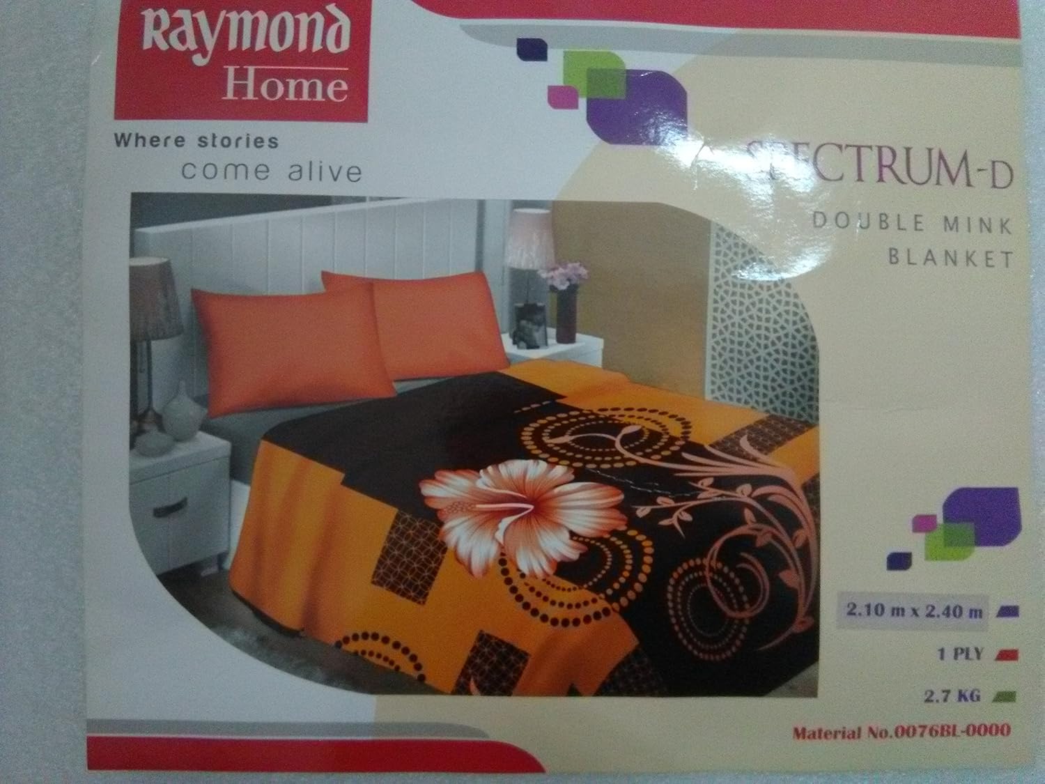 Buy Rajasthan Handloom RAYMOND HOME Pearl Double Mink Blanket 2.20M X 2