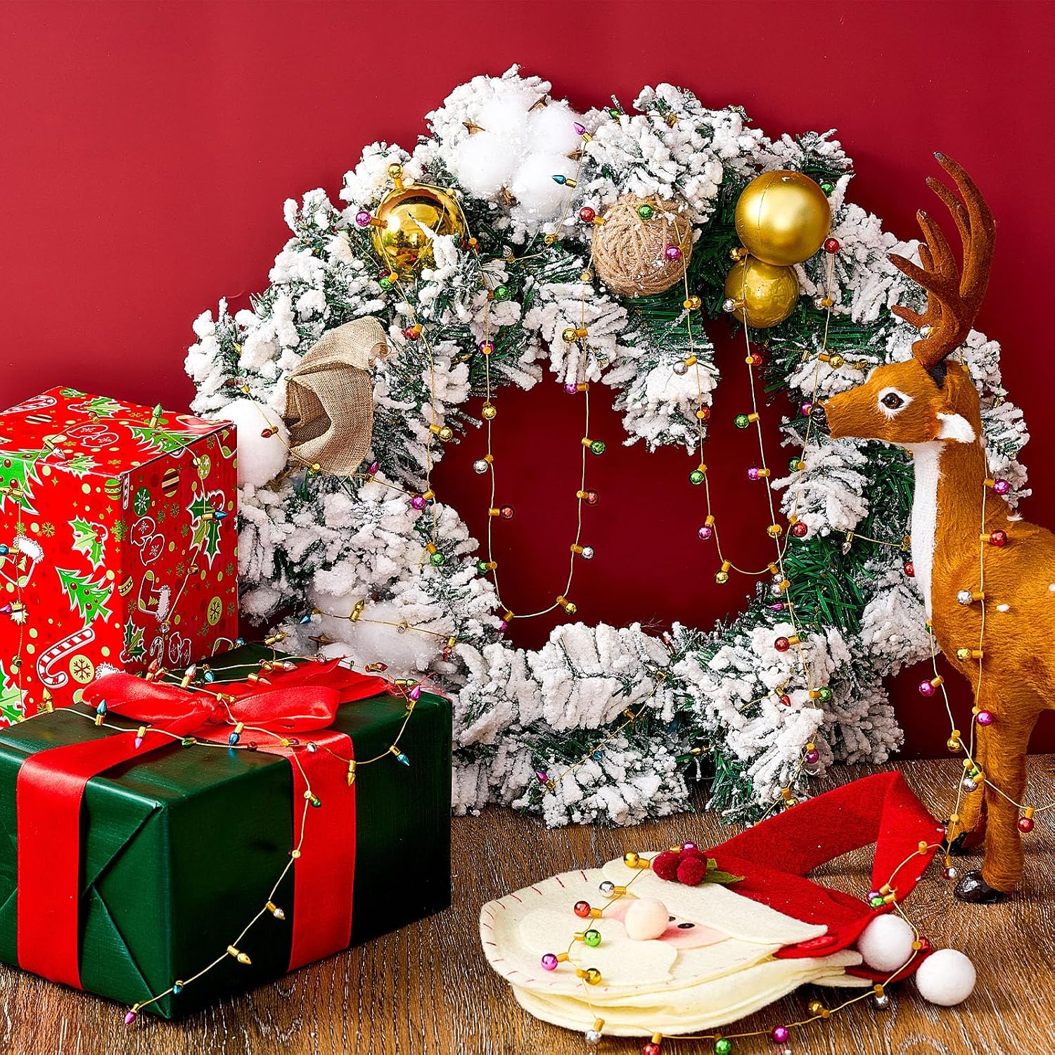 Tuanse 65.6 ft Christmas Miniature Dollhouse Fake String Lights, Popular image 5