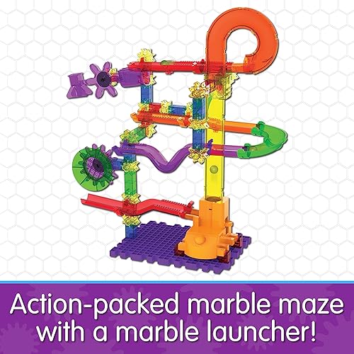 Miniatura 2 de The Learning Journey Techno Gears Marble Mania - Catapult 3.0 (más de 80 piezas) - Marble Run para niños a partir de 6 años - Juguetes galardonados