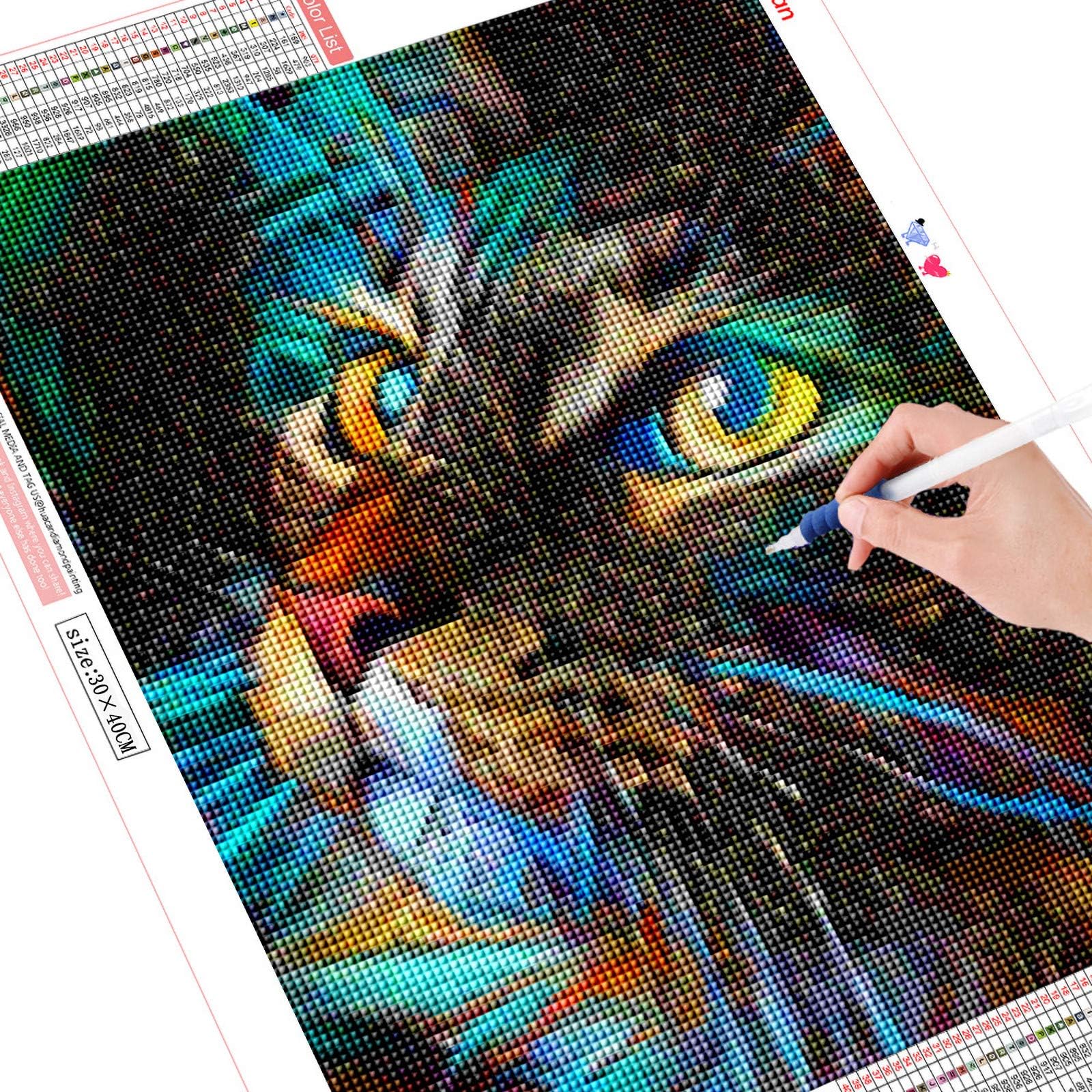 Diamond Painting 5D Adulti Tigre Mère Fils Diamond Painting Kit Pour Adulte, Diamant Peinture Arte Con Diamanti Per Adulti