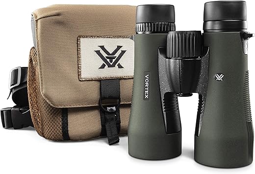Vortex Optics Diamondback HD 12x50 Binoculars - HD Optical System, Non-slip Grip, Waterproof, Fogproof, Shockproof, Included GlassPak - Unlimited, Unconditional Warranty