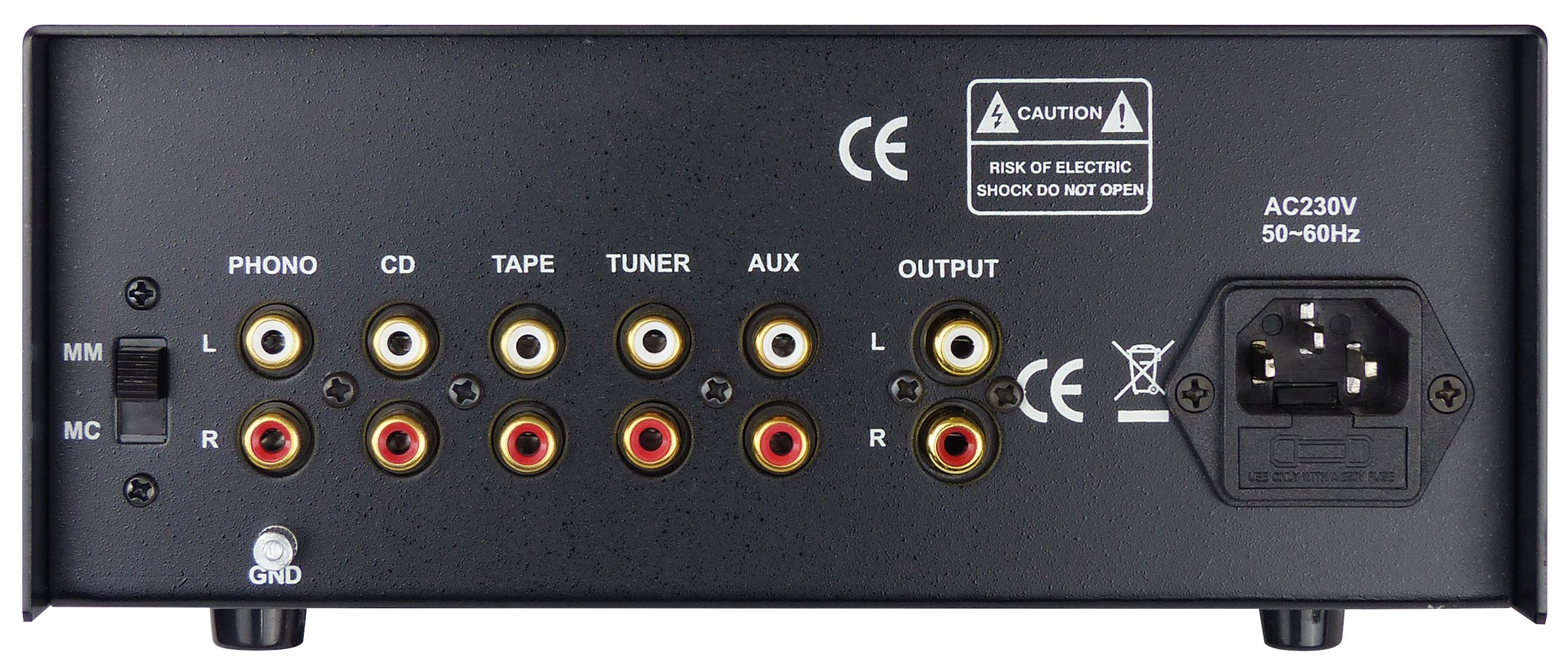 Dynavox TPR-3 VT-100 Amplificateur intégré à Lampe AUX Argent