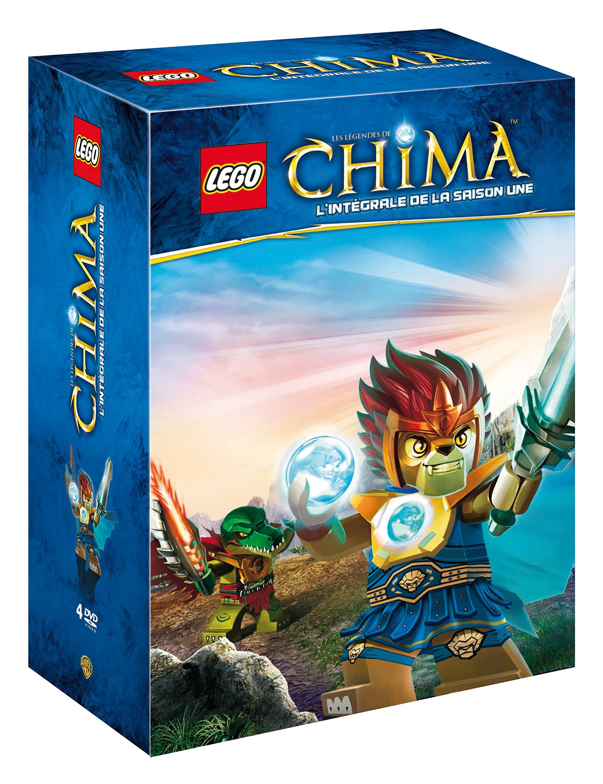 DVD de LEGO Legends of Chima Temporada 1 en versión importada de Francia