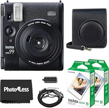 Fujifilm Instax Mini 99 Instant Film Camera Bundle with Fujifilm Instax Mini Instant Film 20 Sheets with Accessories Including Protective Carrying Case Value Bundle