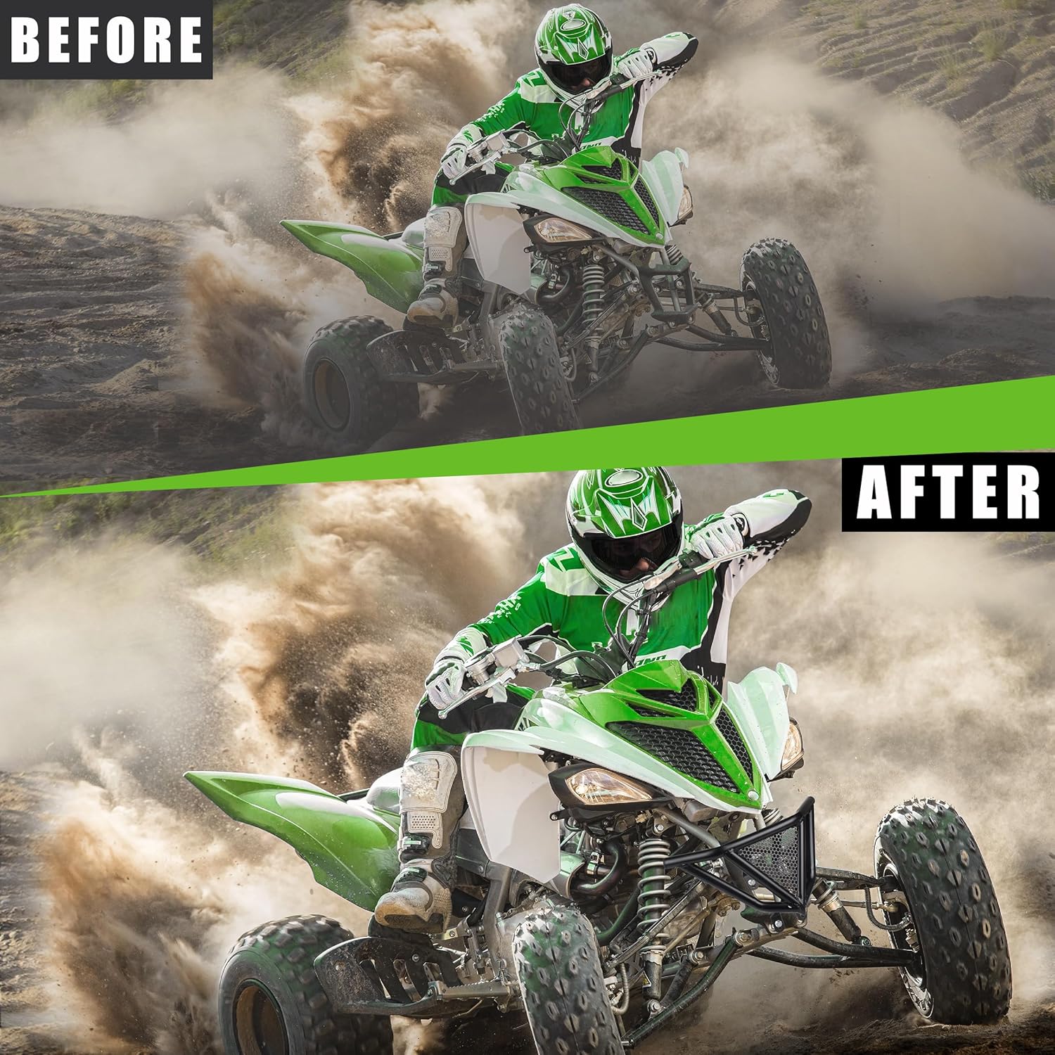 Front Bumper Guard Compatible with 2006-2023 Yamaha Raptor 700 700R Accessories ATV Raptor YFM 700/ 700R Front Bumper Protector