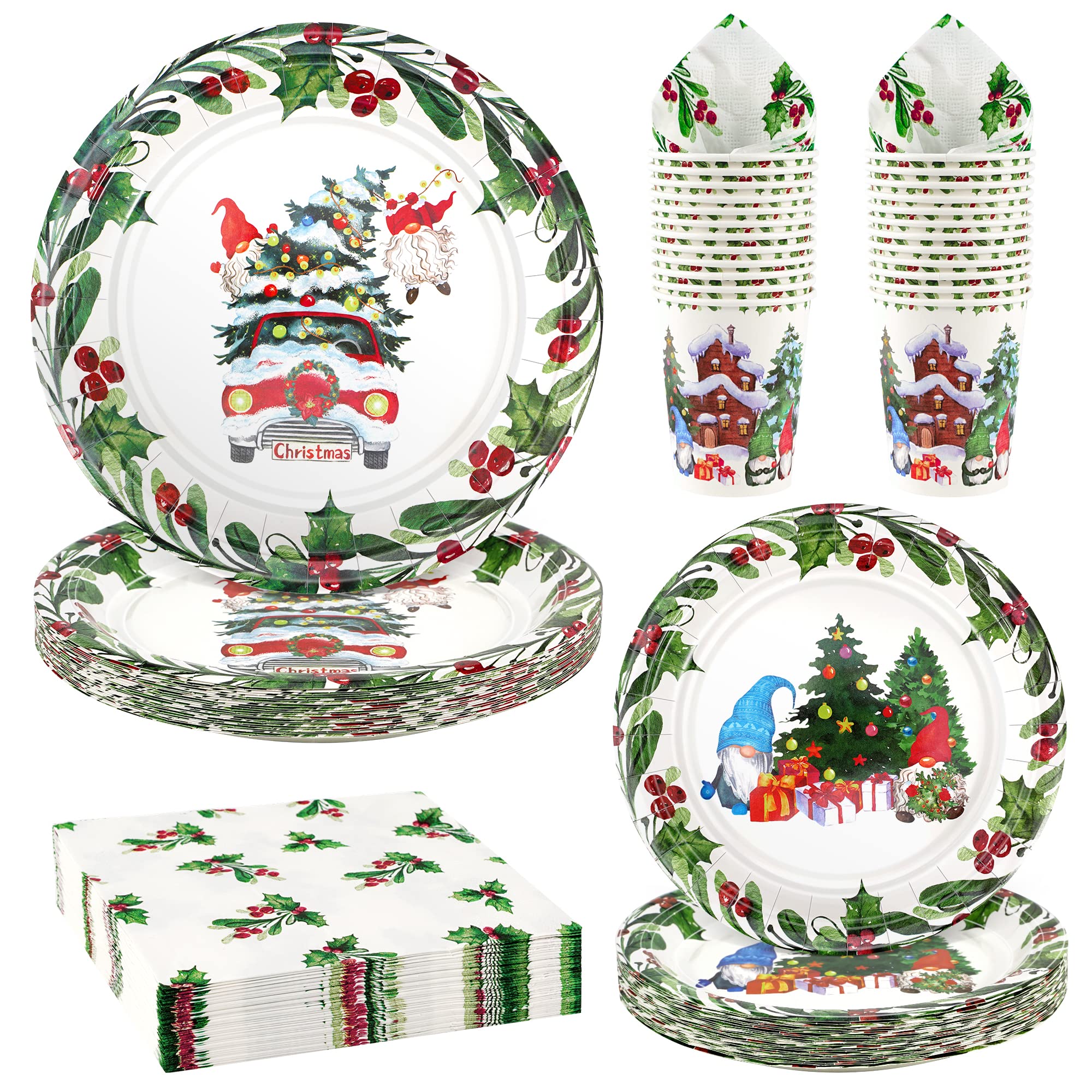 Photo 1 of  Christmas Party Supplies Disposable Dinnerware Set