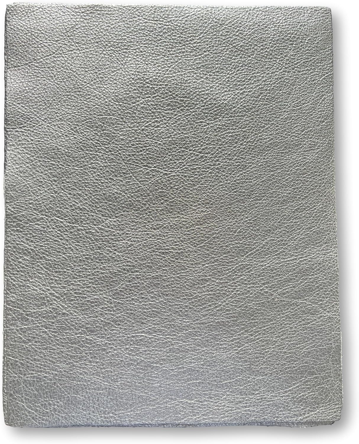 Metallic Cowhide: 8.5" x 11" Pre Cut Pieces (Silver, 3 Pack)
