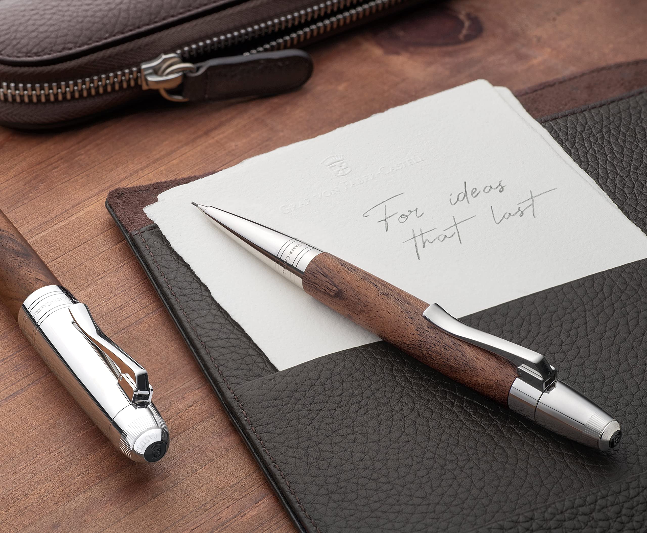 Graf von Faber-Castell Matita di propulsione Magnum Legno di noce