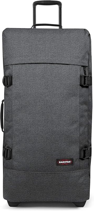 Tranverz L – 121L Large Wheeled Luggage with Dual Compartments, TSA Lock, Compression Straps & Smooth-Wheeling System, Black Denim