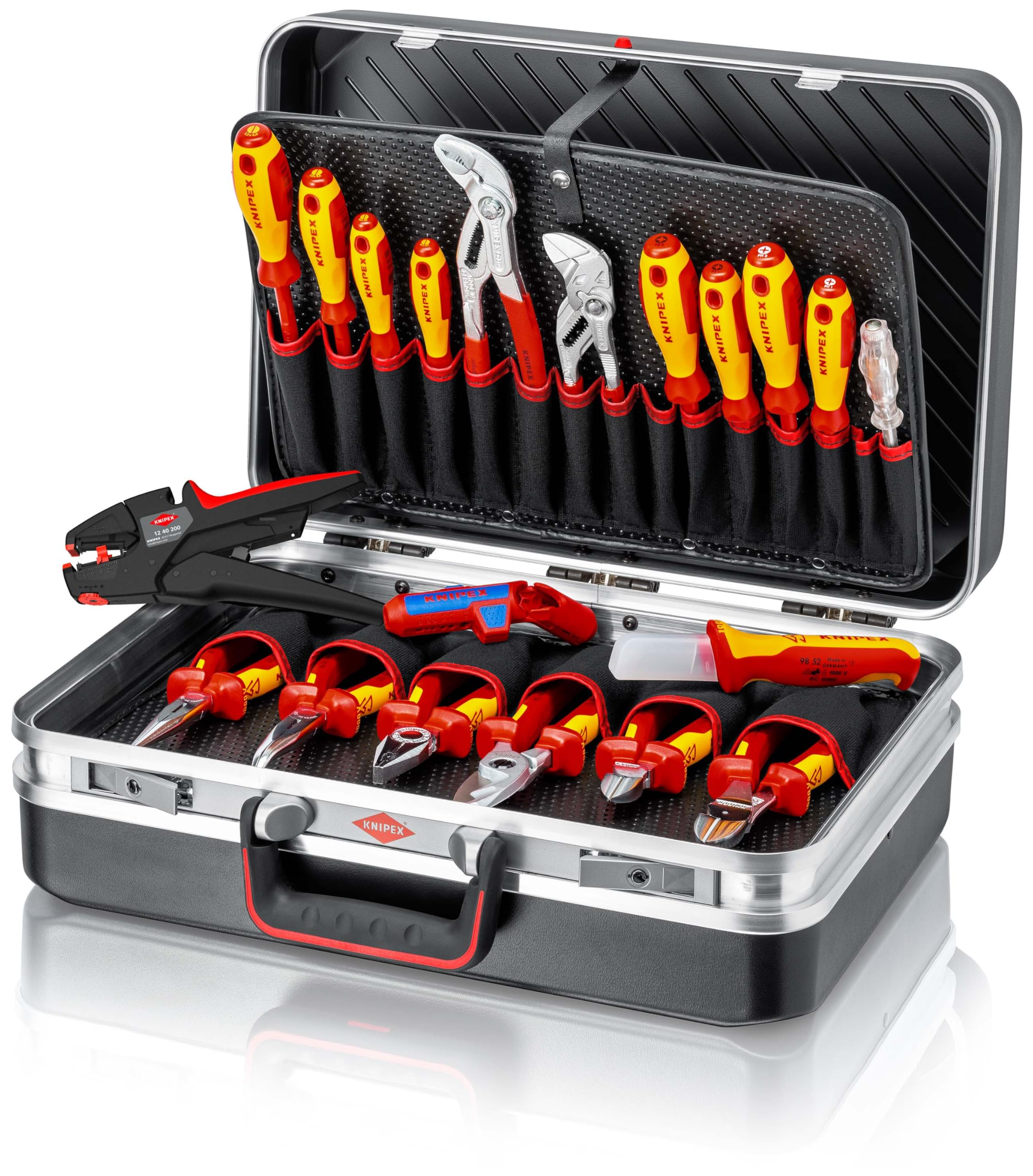 KNIPEX Maleta de herramientas Vision24 Electro 20 piezas 180 mm, 00 21 20