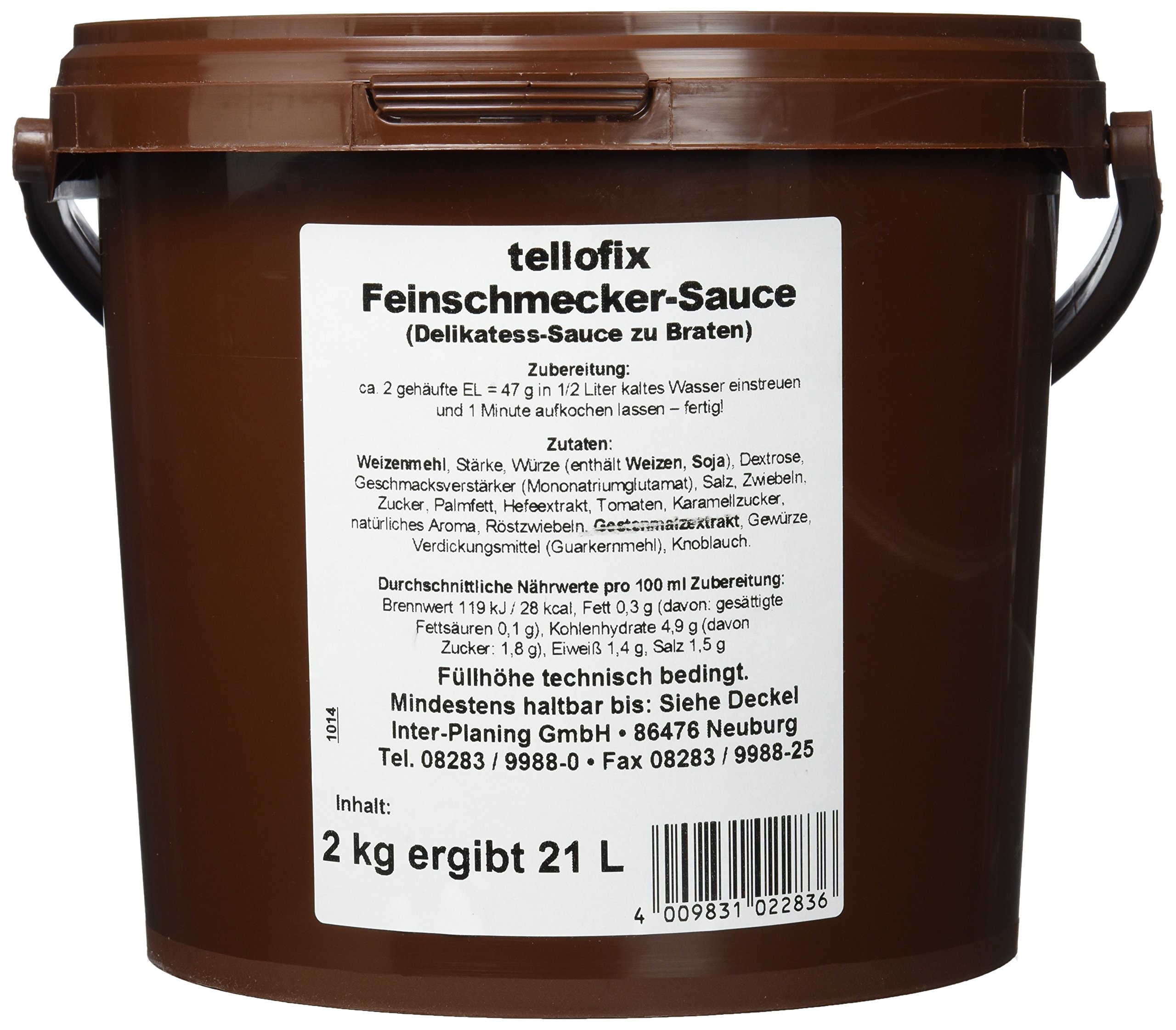 tellofix Feinschmecker Sauce zu Braten, 1er Pack (1 x 2 kg)
