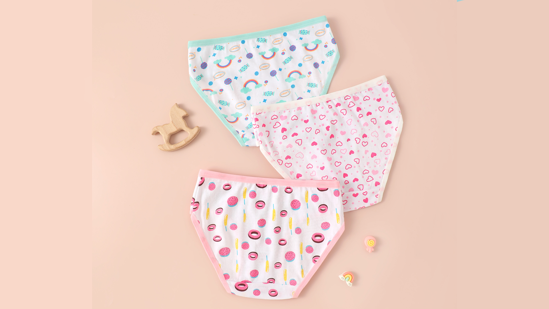 Culotte en coton pour fille, sous-vêtement imprimé... – Grandado Culotte en coton pour fille, sous-vêtement imprimé... – Grandado