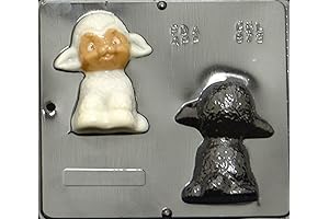 872-Cavity Bite-Sized Lambs Milk Chocolate Lamb Easter Candy Mold