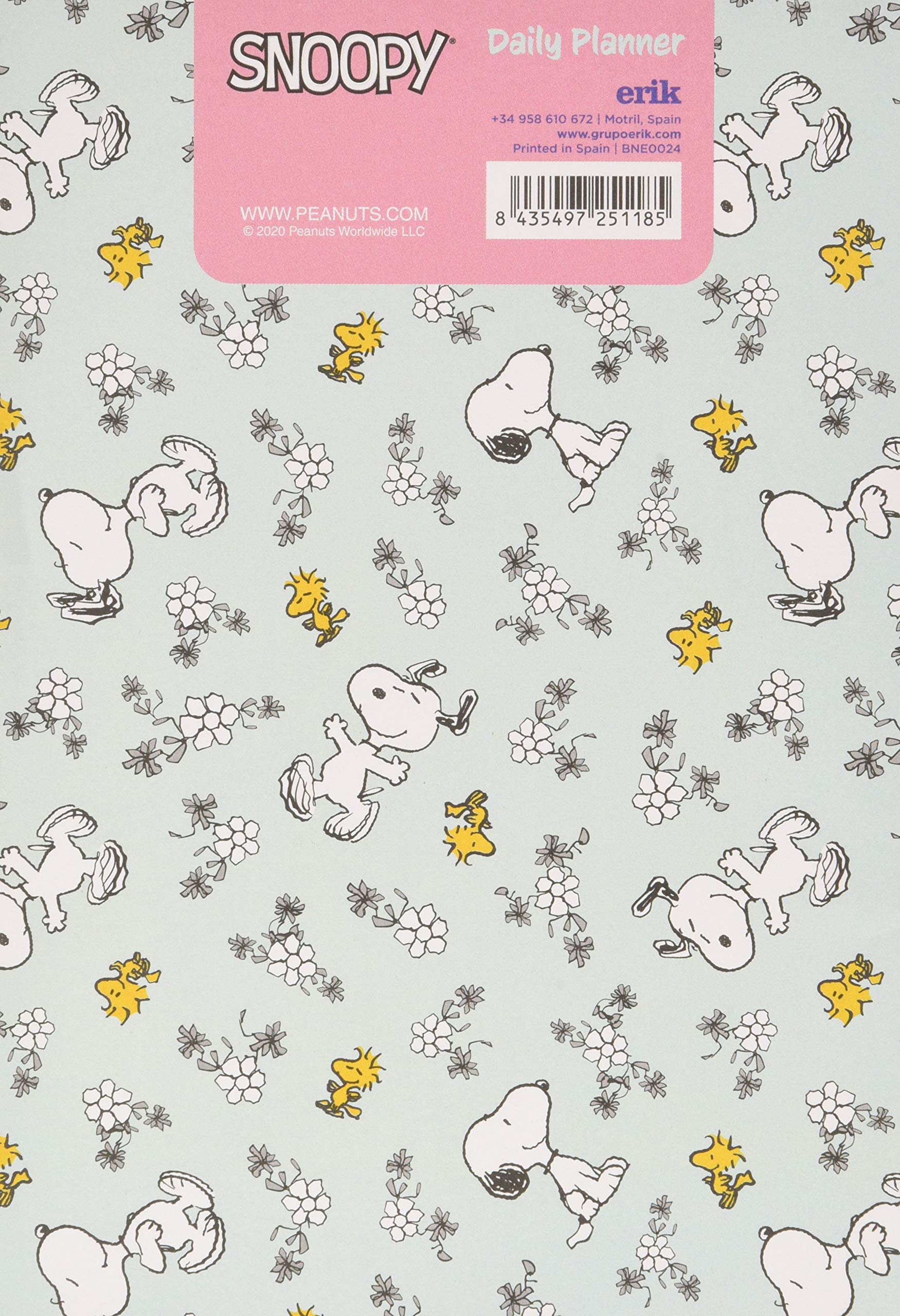 Grupo Erik Snoopy Lot De 3 Carnets A5 | Carnet A5 | Cahiers A5 | Bloc-notes A5 | Bloc-notes A5 | Cadeaux Snoopy | Papeterie Mignonne | Cadeaux Mignons | Cacahuètes Snoopy