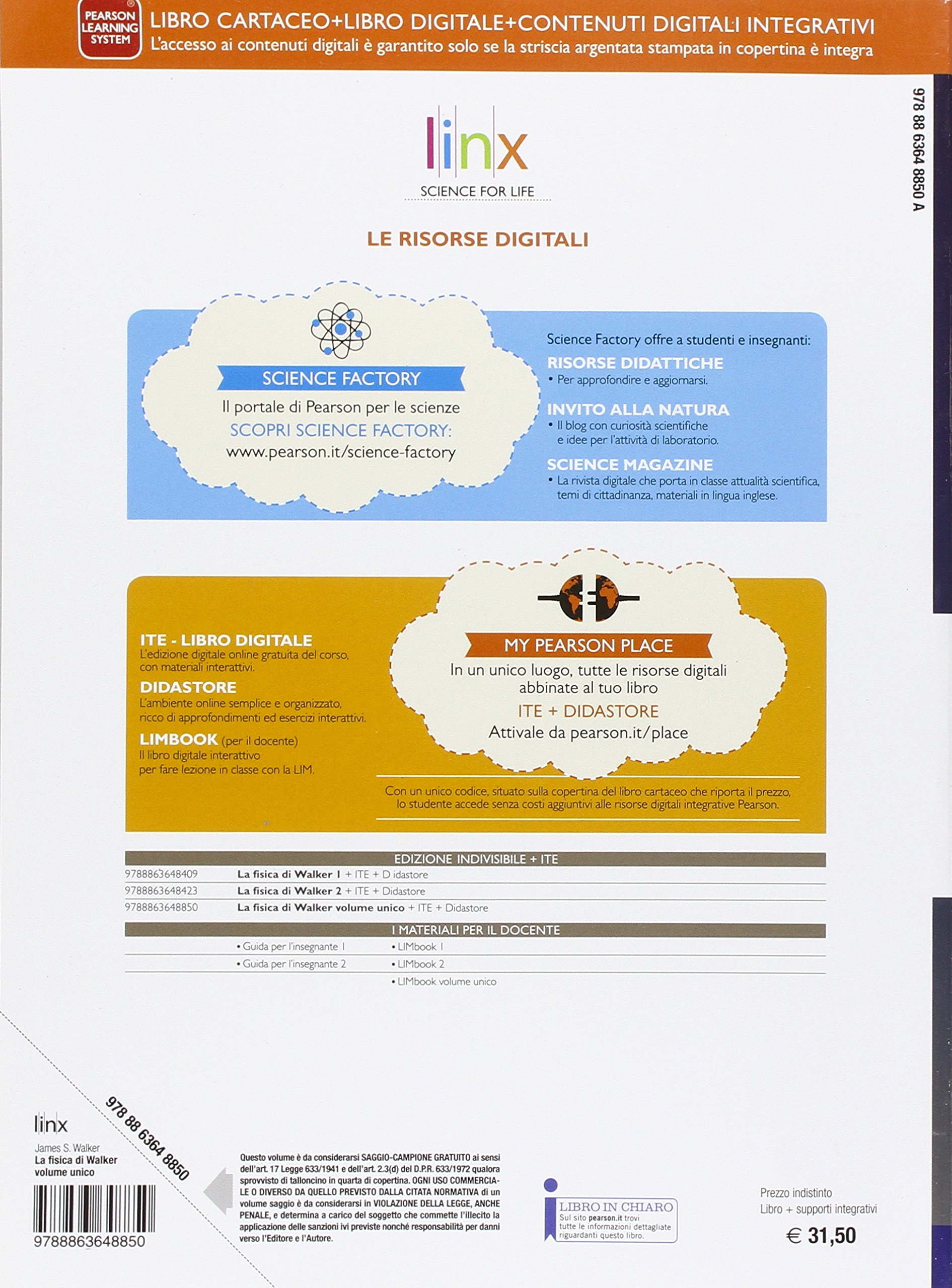 La fisica di Walker. Vol. unico. Per le Scuole superiori. Con e-book. Con espansione online