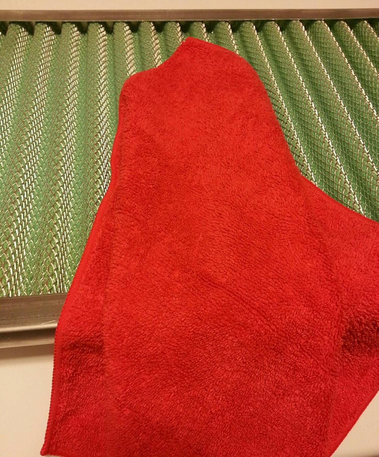 AIR FILTER PLEATED FOAM PERMANENT WASHABLE BEATS ELECTROSTATIC LASTS FOREVER ALUMINUM NOT CHEAP RUSTING GALVANIZED +FREE SUPER MICROFIBER DUSTING CLOTH (16X24X1)