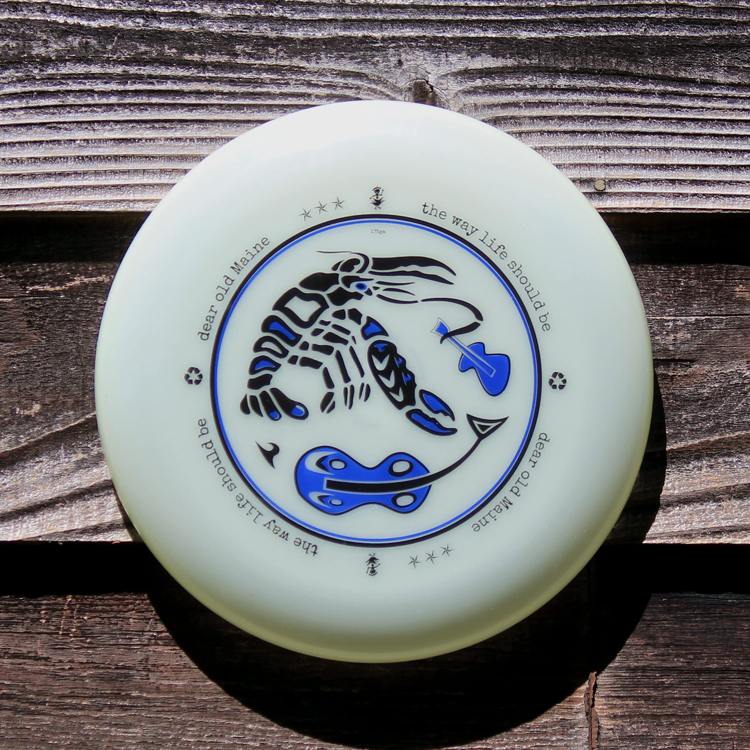 Funn & Frolic - USAMaine Musical Lobster 175gm Glow Ultimate Frisbee