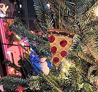 Vista 9 de Tree Buddees Slice of Pepperoni - Adorno navideño para pizza