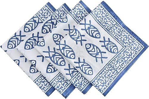 Miniatura 10 de ATOSII Queen Green - Servilletas de tela de otoño 100% algodón, estampado a mano, lavable y duradero, para uso diario, bodas, fiestas, al aire