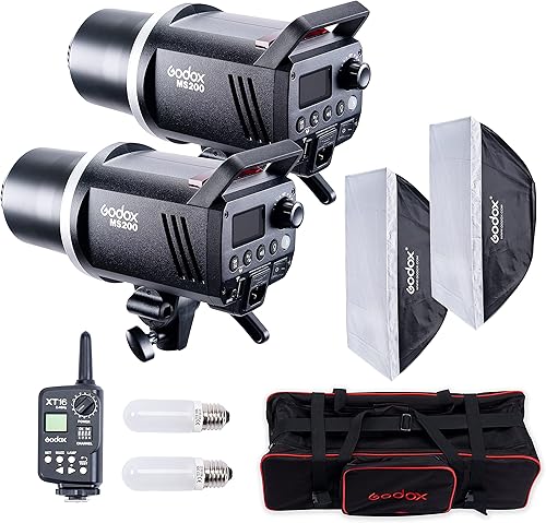 GODOX MS200 Studio Light Kit 200Ws