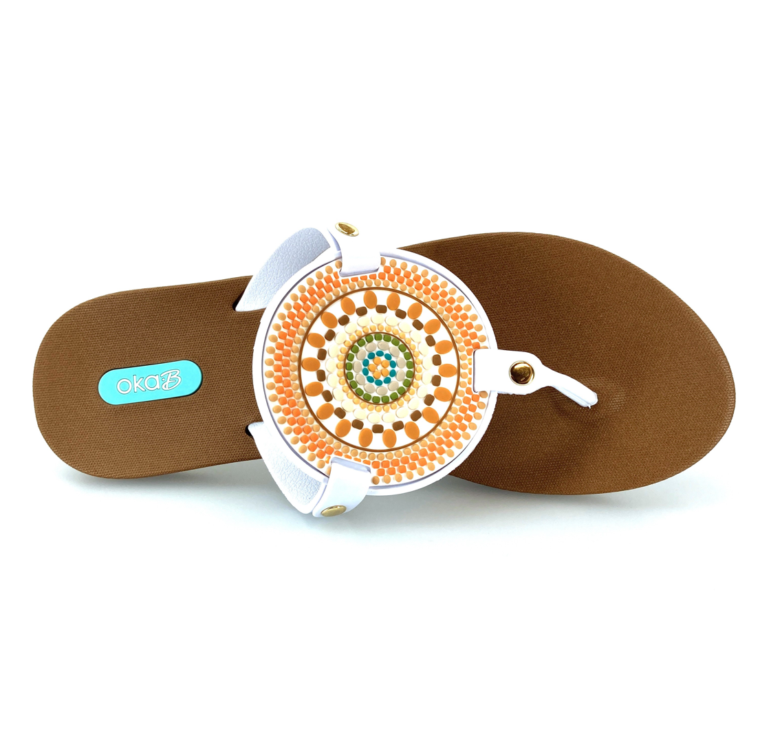 Amazon.com | Oka-B Women's Solara Flip Flop (Toffee Beige