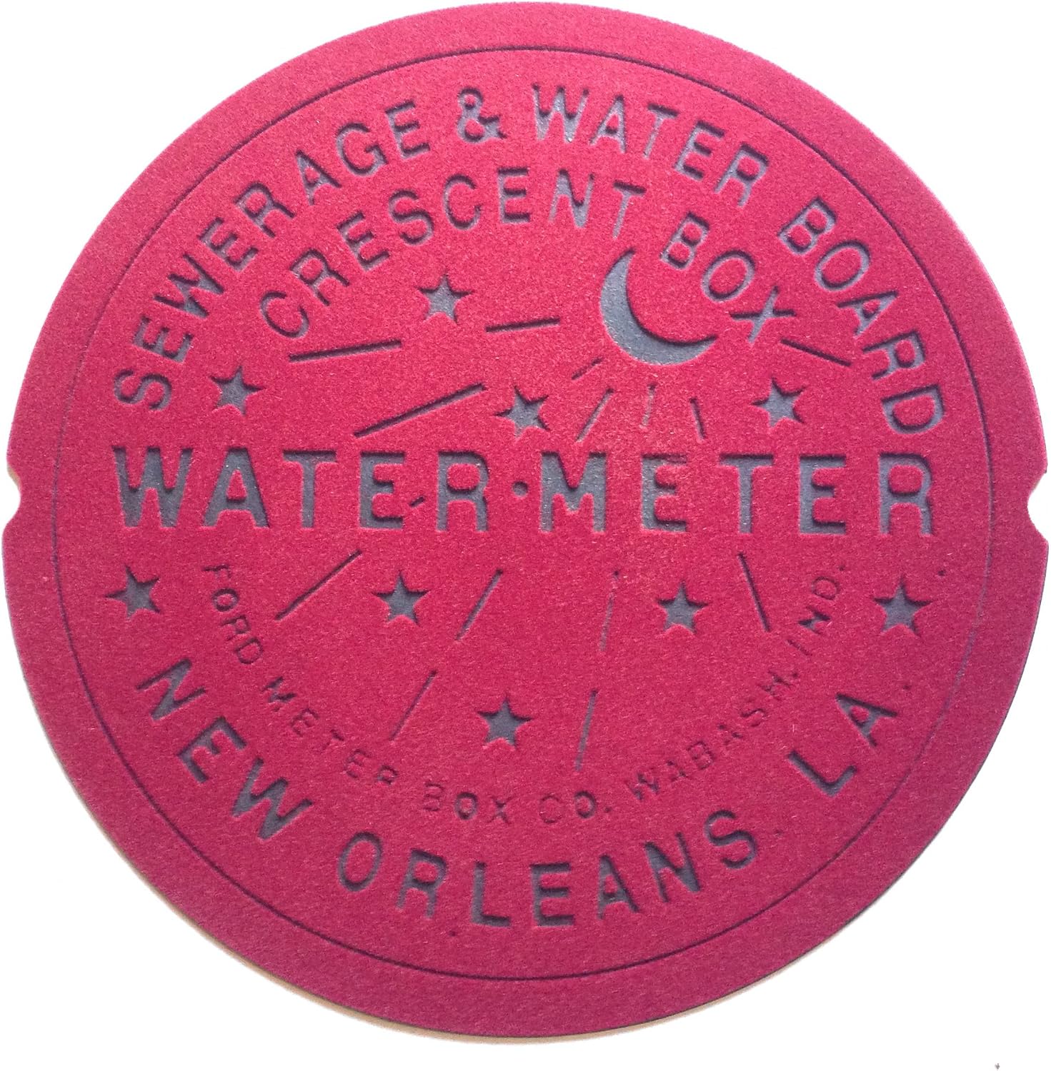 New Orleans Water Meter Indoor/Outdoor Door Mat (Tan)