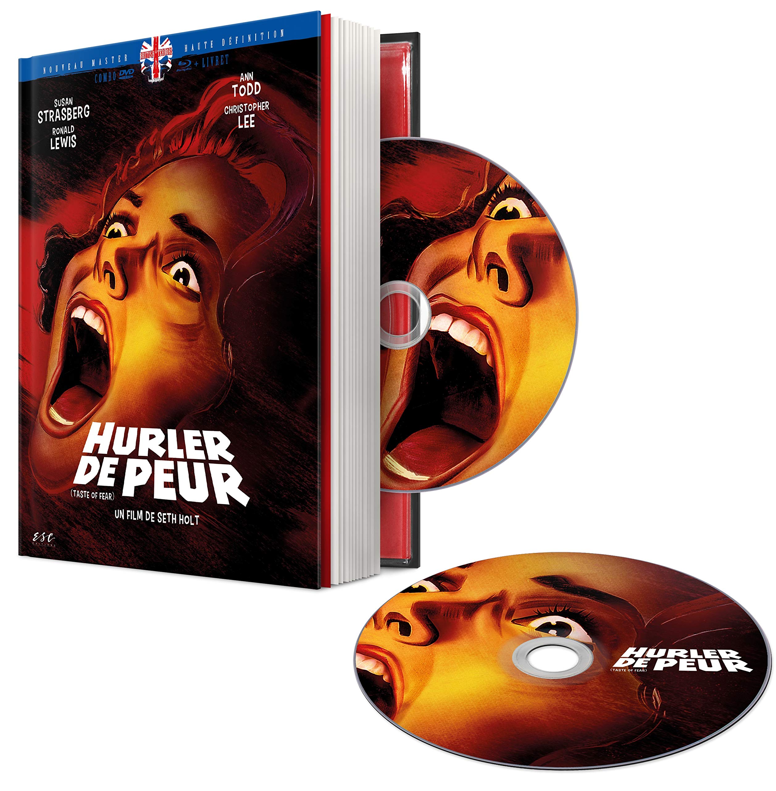 Película en Blu-ray Hurler de peur formato físico de suspense para reproductores domésticos