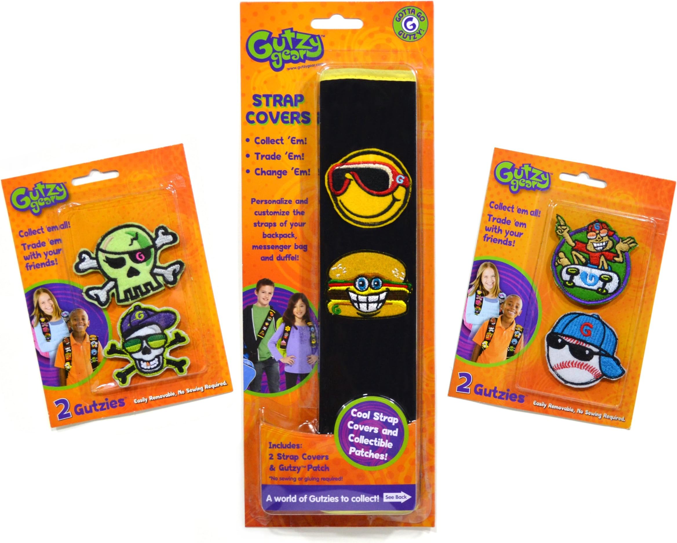 Gutzy Gear Gutzy Straps and Boys 4-Pack Patch, Assortment 2