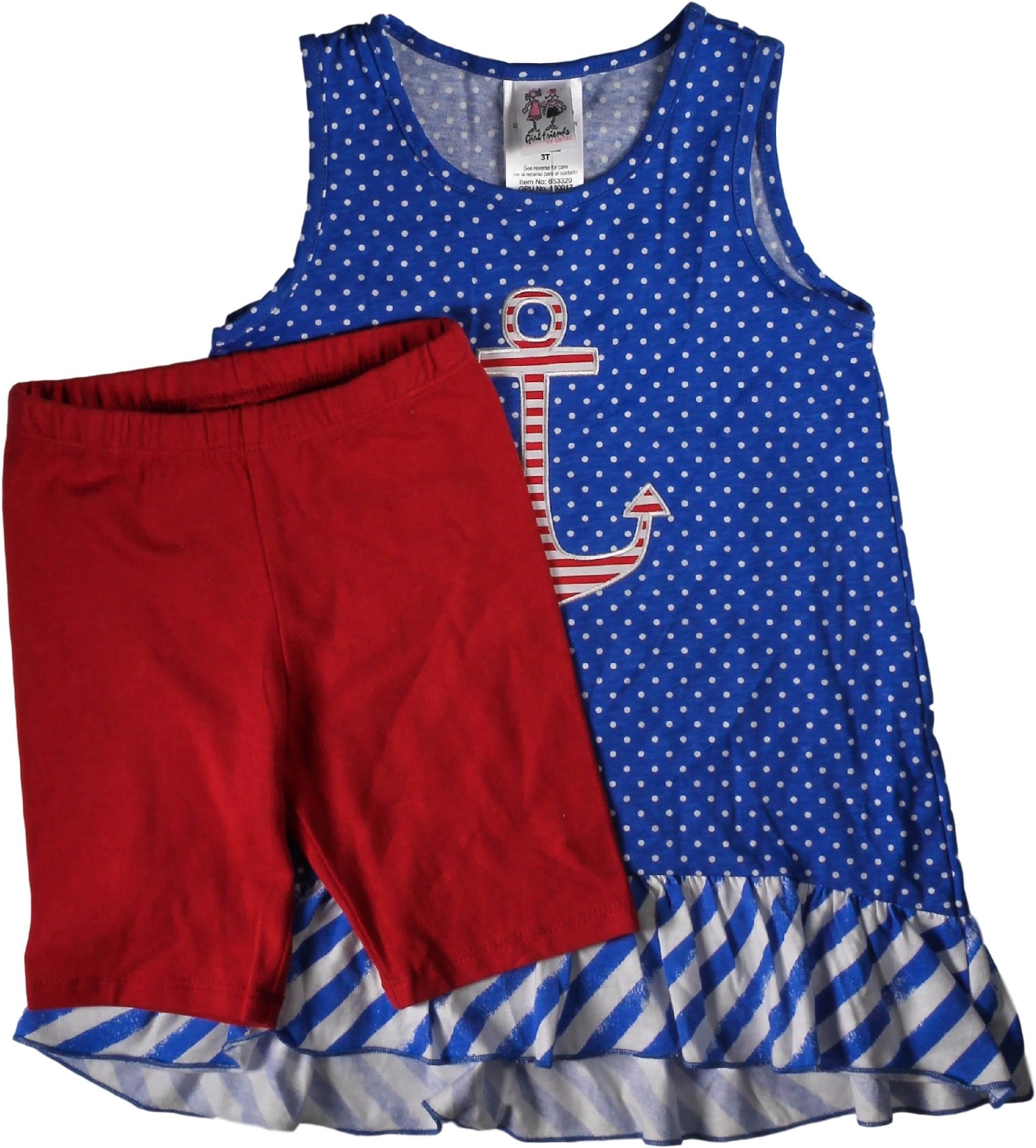 Girlfriends by Anita G. 2-piece Set - Blue Dot (8)