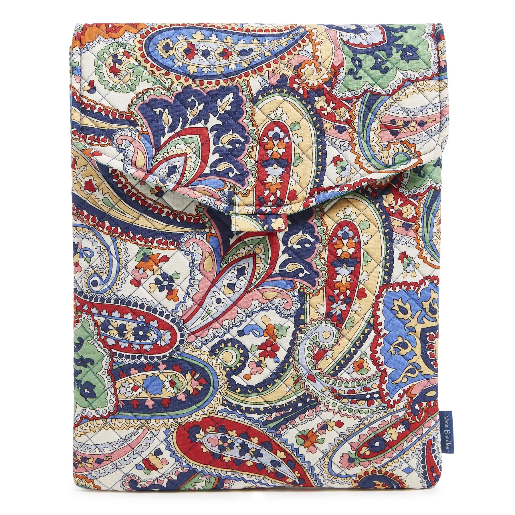 Vera BradleyVera Bradley Women's Cotton Envelope Tech Sleeve, Harbor Paisley, One Size